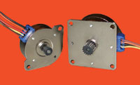 Stepper motors are available in low volumes