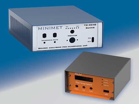 Compact instrument enclosures can be specified in custom versions