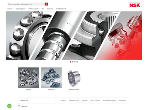NSK customers now benefit from enhanced online engineering tools