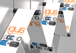 New xiros film guide roller for labelling technology is fast and lubrication-free