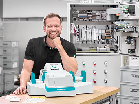 Efficient identification with UV inkjet printer