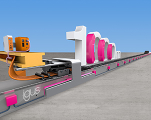 Predictive maintenance on long travels protects energy chains
